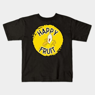 Happy Fruit, Banana Kids T-Shirt